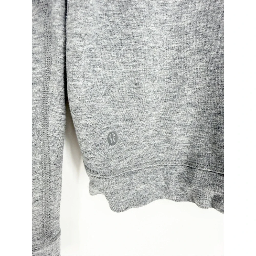 Lululemon Double Up Reversible Turtleneck Top Women's 10 Grey